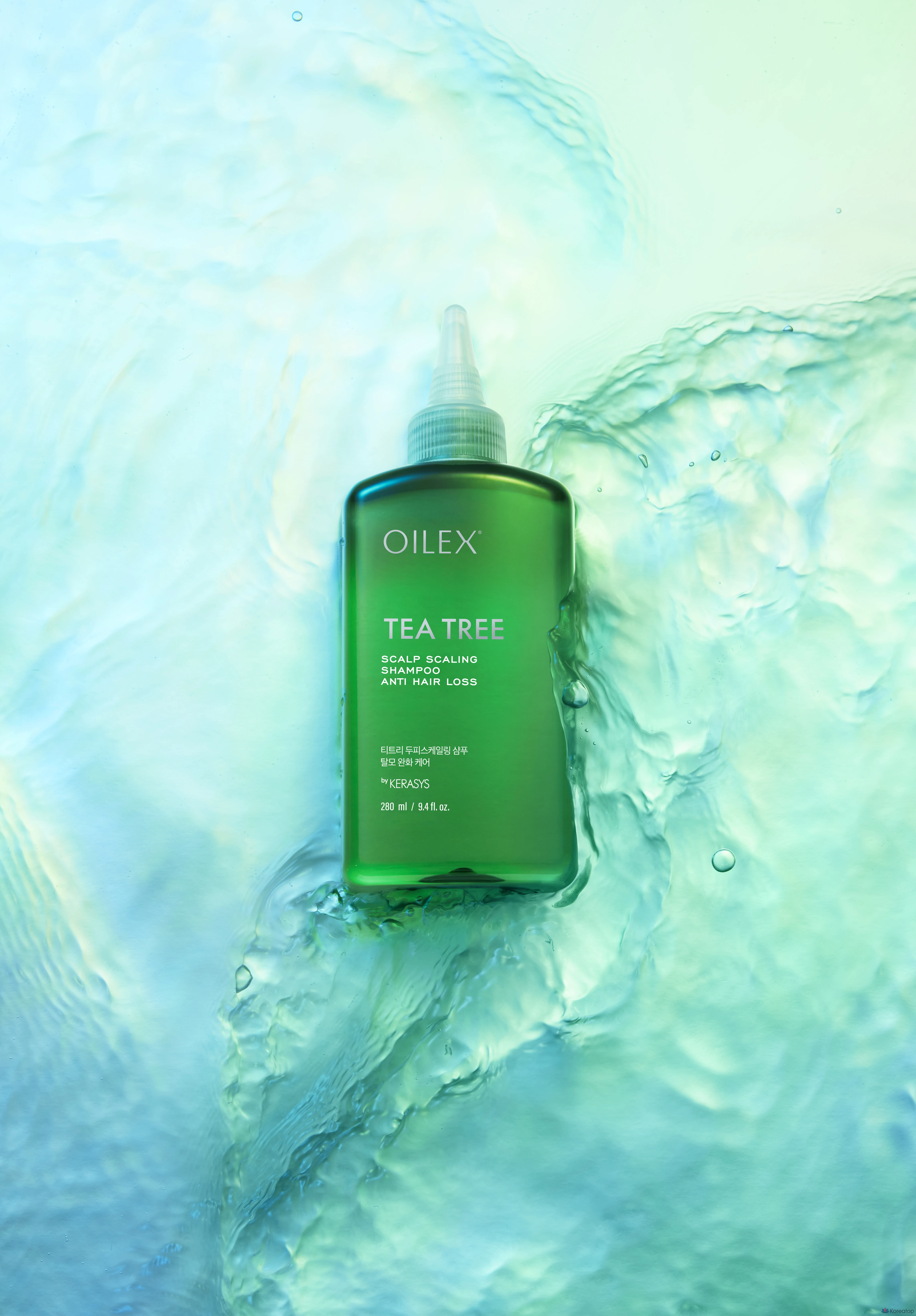 Шампунь KeraSys Oilex с маслом чайного дерева для снятия шелушения кожи головы и выпадения волос, 280 мл, 1 шт.