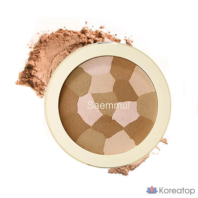 Светящиеся многоцветные тени The Saem Sammul Luminous Multi Shading, 8 г, смешанные цвета, 1 шт., фото 2