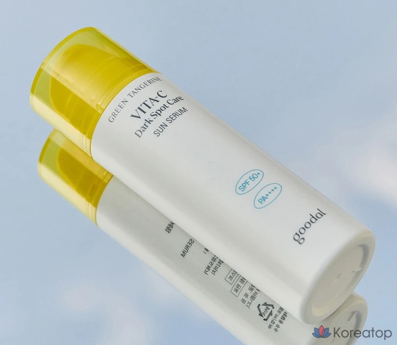 Goodal Green Tangerine Vita C Солнцезащитная сыворотка Spot Care SPF50+ PA++++, 50 мл, 1 шт.
