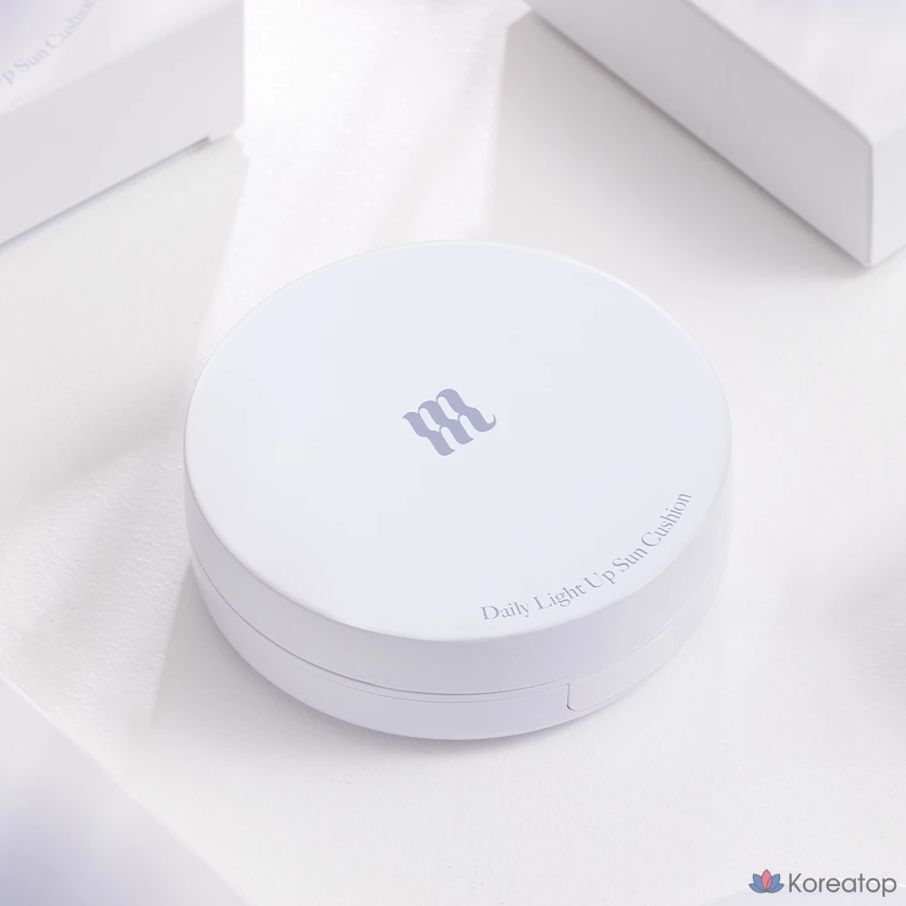 Солнцезащитный крем MERZY Daily Light Up Sun Cushion SPF50+ PA++++, 12 г, 1 шт.