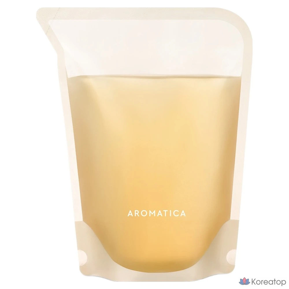 Сменный блок геля для душа Aromatica с ароматом лемонграсса, 500 мл, 1 шт.