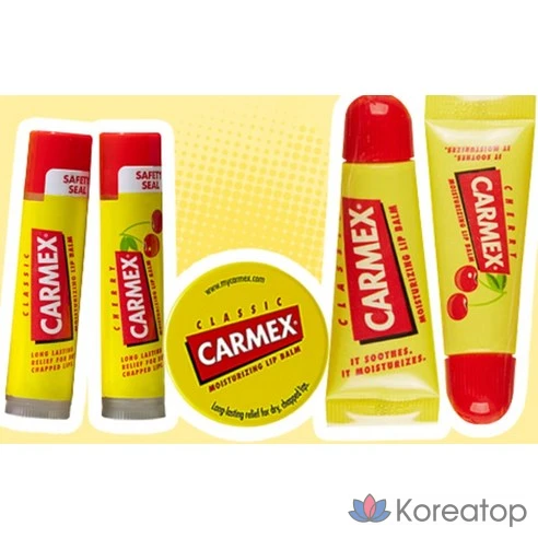 Увлажняющий бальзам для губ Carmex с ароматом кекса, стик, 4,5 г