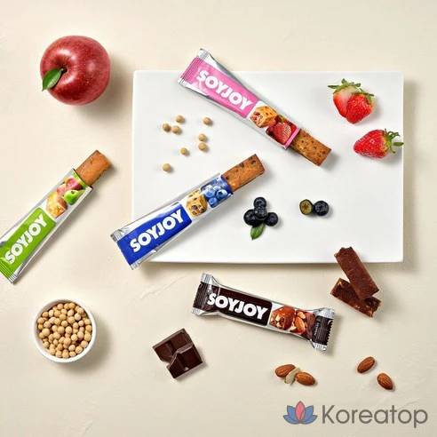 Черничные батончики Soyjoy с высоким содержанием белка и клетчатки, без глютена