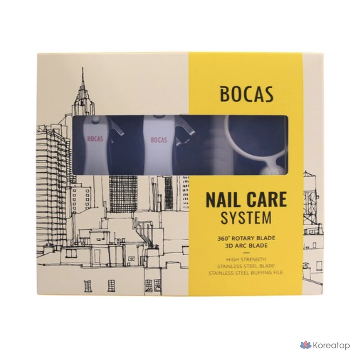 Кусачки для ногтей BOCAS (BCS-400), 1 шт.