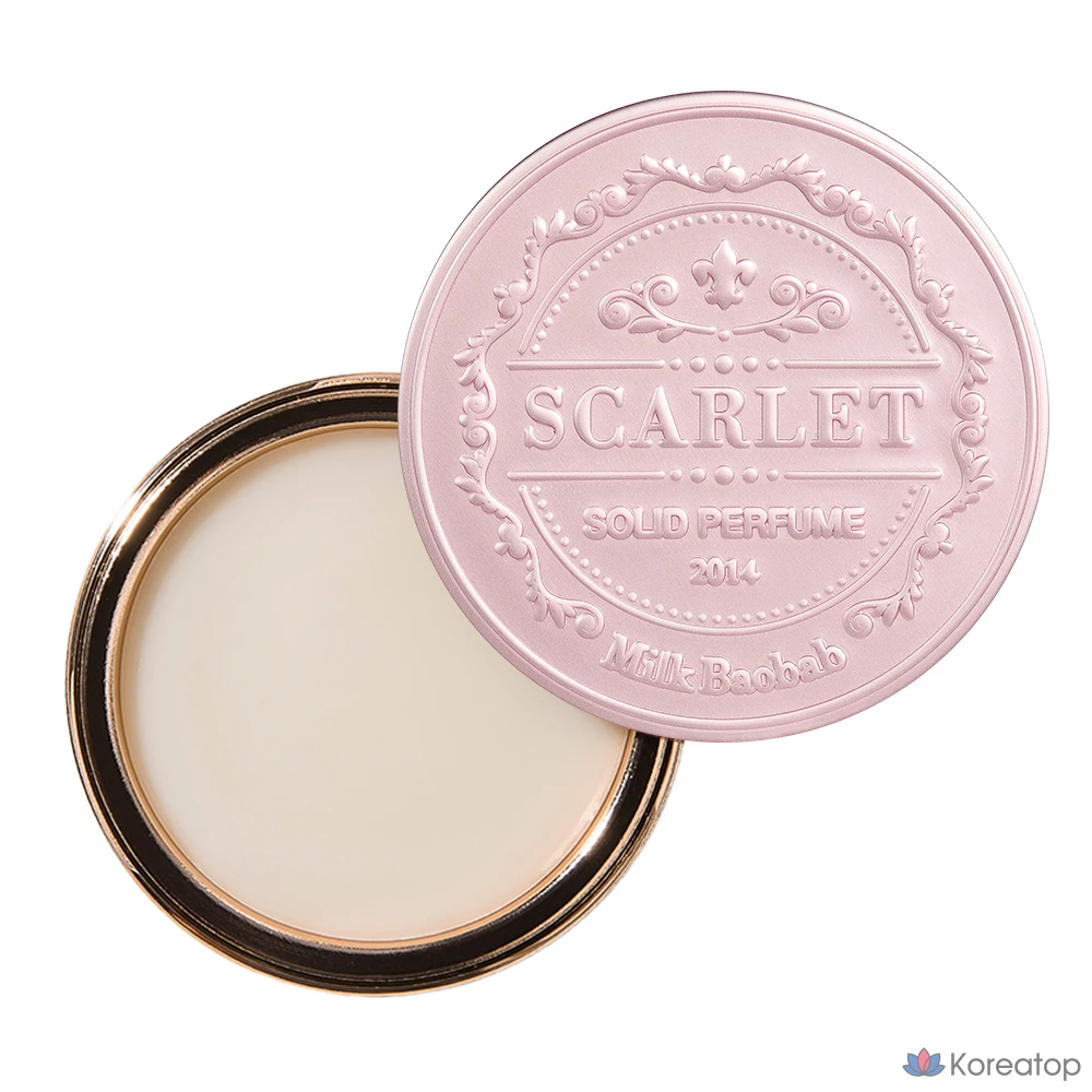 Твердые духи для волос и тела Milk Baobab, цвет алая дамасская роза, 8 г, 1 шт.