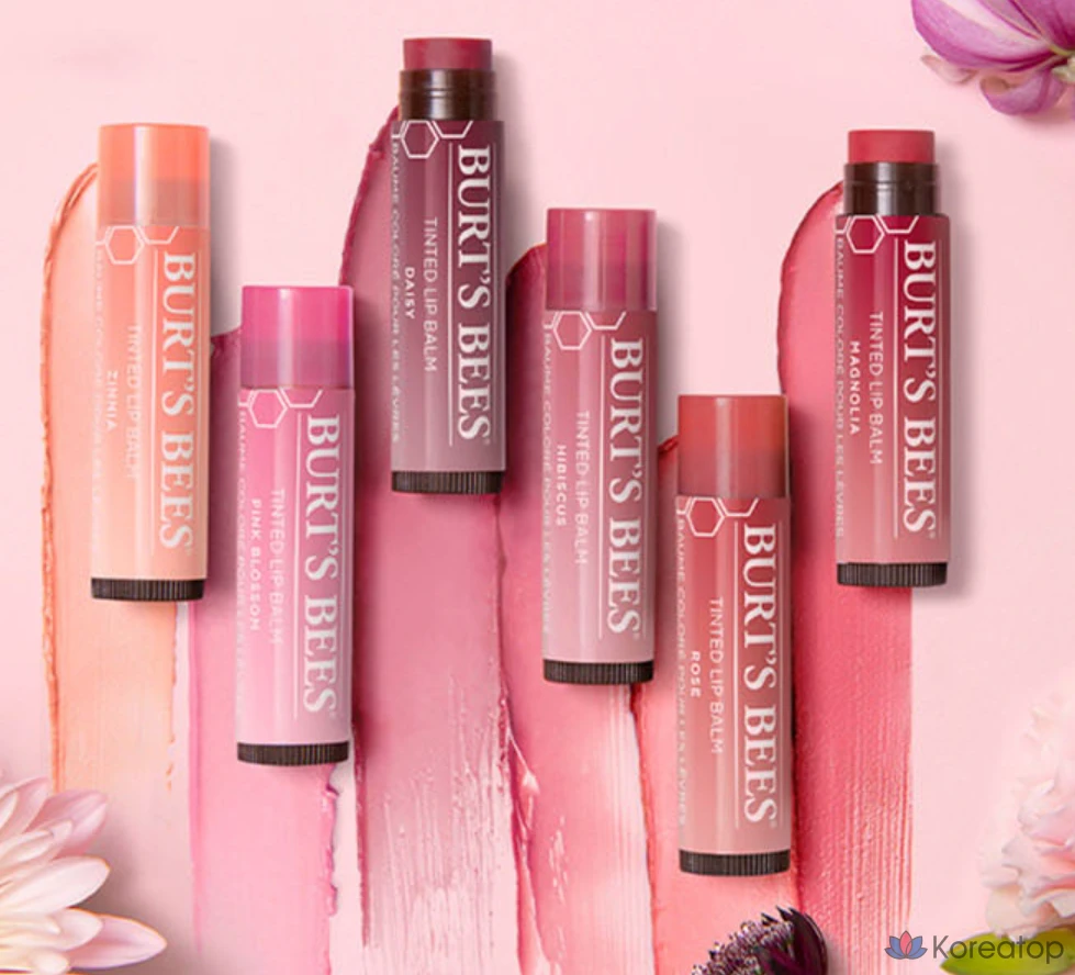 Тонированный бальзам для губ Burt's Bees, розовый, 4,25 г, 1 шт.