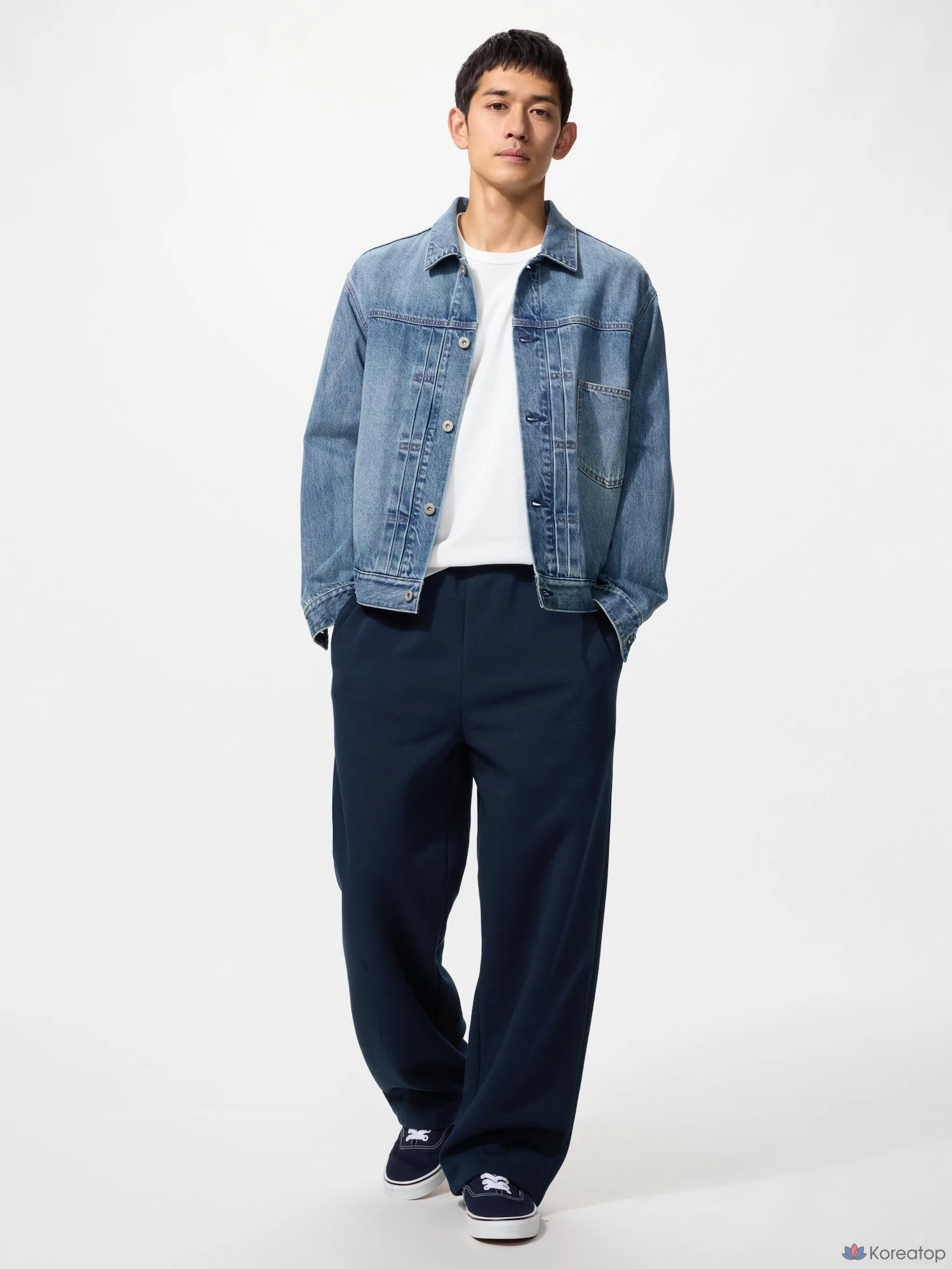 Футболка Uniqlo AIRism Cotton Crew Neck T