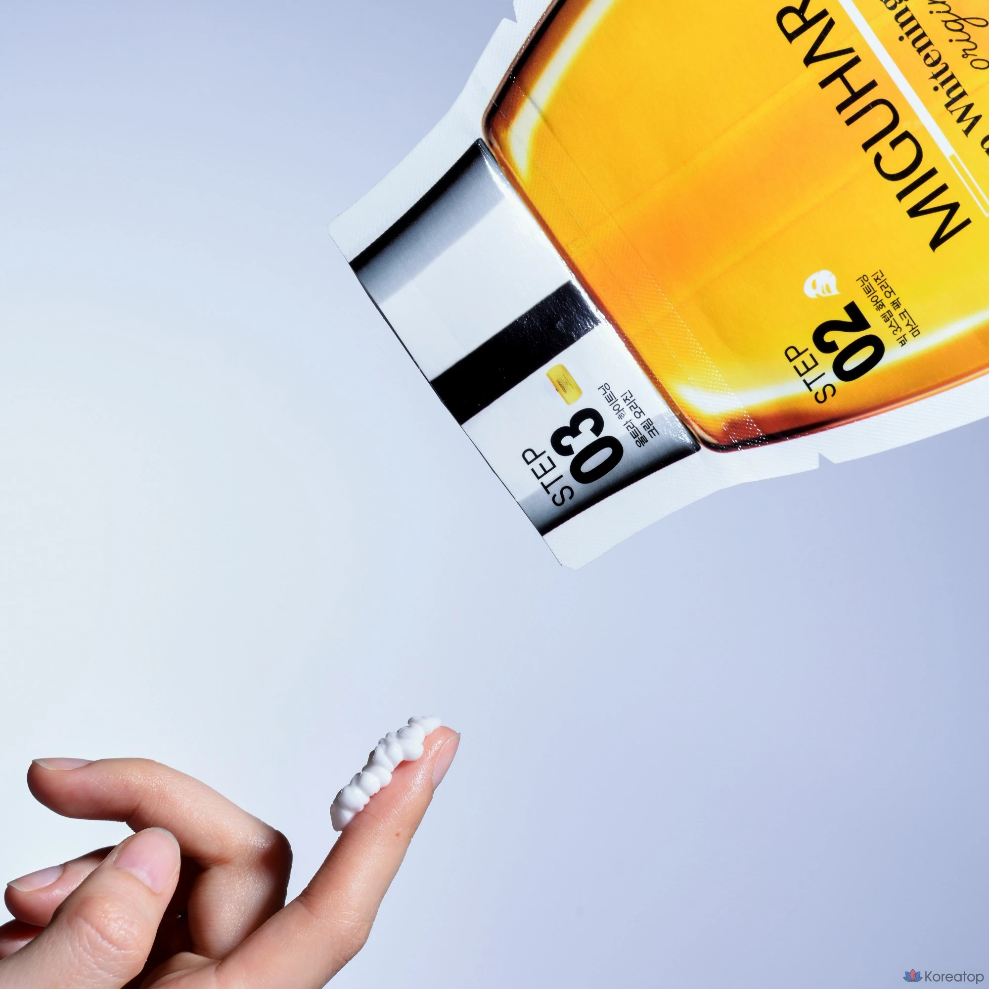 Набор отбеливающих масок Migu Hara Big 3-Step, 10 штук, 2 упаковки, фото 6