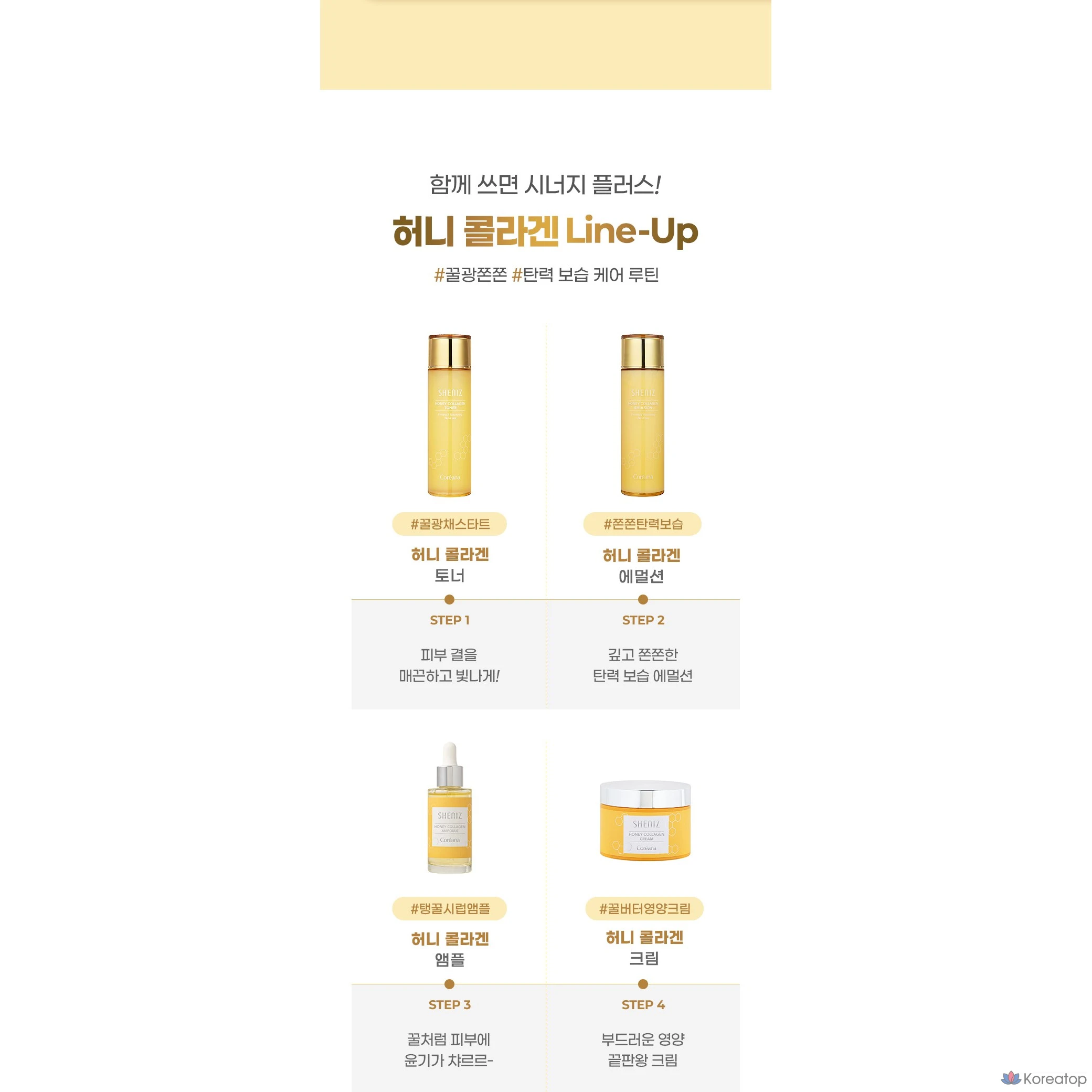 Тоник для кожи с медом и коллагеном от Coreana Shine, 150 мл, 150 г, 1 шт.