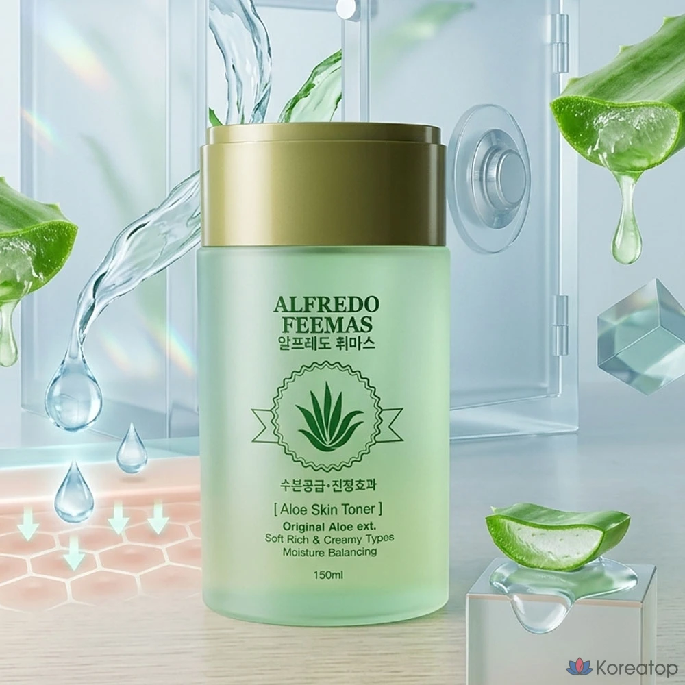 Набор для ухода Alfredo Feemas Aloe Men Skincare 2-piece Set, 3 шт., фото 3