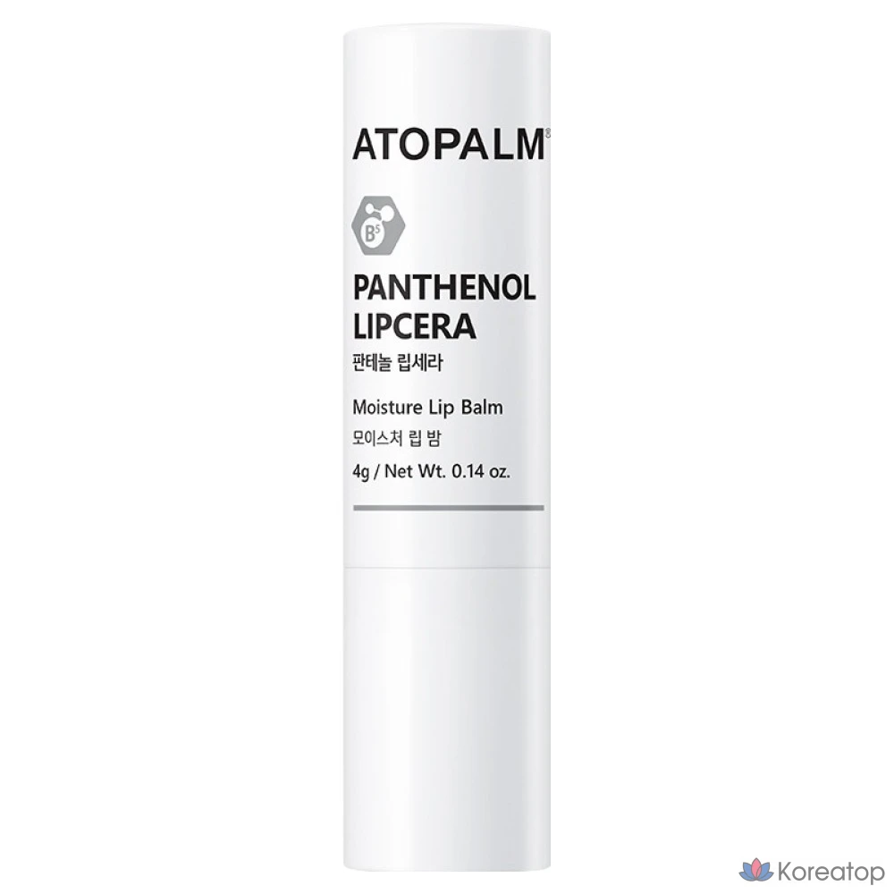 Бальзам для губ Atopalm Panthenol Lip Cera, бесцветный, без отдушек, 4 г, 1 шт.