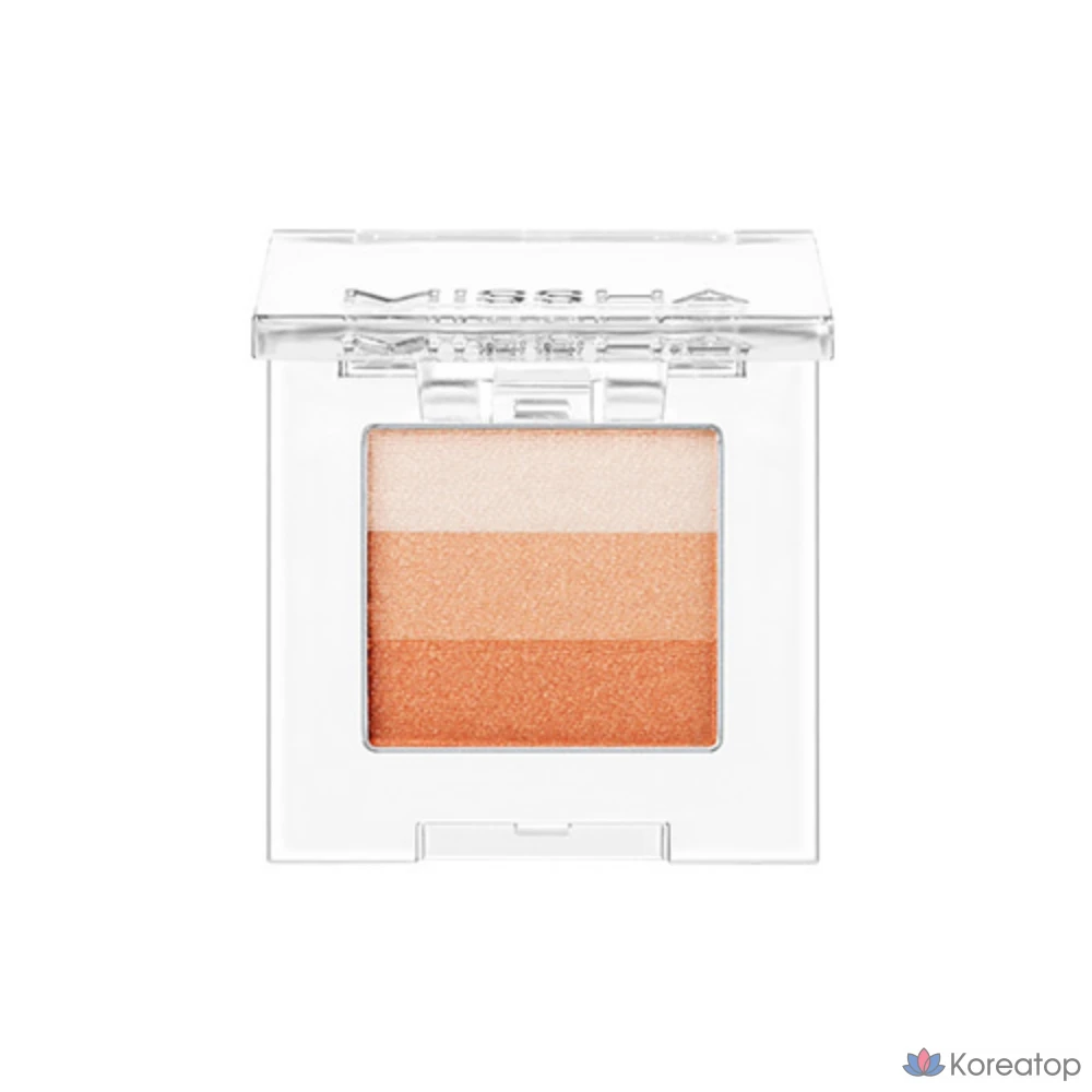 Тени для век Missha Triple Shadow 2 г, № 8, оттенок Orange Parade, 1 шт.