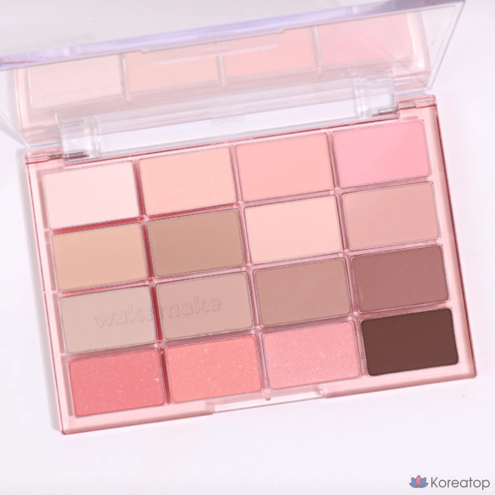 [Новый цвет] Палитра для глаз Wake-up Soft Blurring Eye Palette, 16-сферическая палитра Healthy Coral Mutroz Blurring, #25_ Палитра Healthy Coral Blurring, 1 шт.