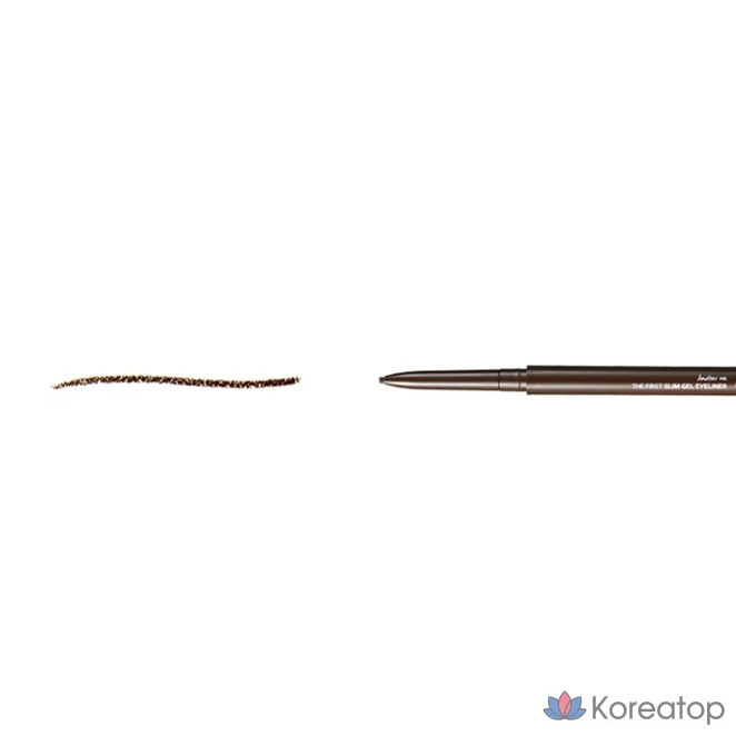 Гелевая подводка для глаз MERZY the First Slim Gel Eyeliner 0.05g, GS3 Bronze Opal, 1 шт., фото 3