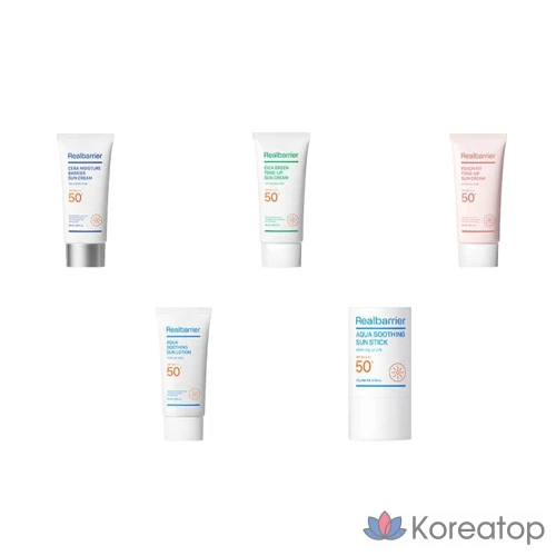 Солнцезащитный крем Real Barrier Cica Moisture Barrier Sun Cream SPF50+ PA++++, 50 мл, 1 шт.