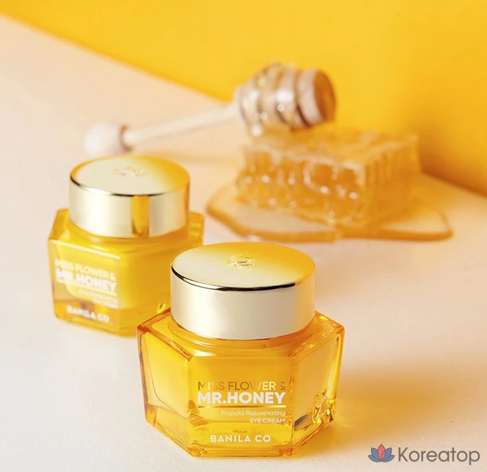 Омолаживающий крем для глаз Vanillaco Miss Flower &amp; Mr. Honey с прополисом, 20 мл, 1 шт.