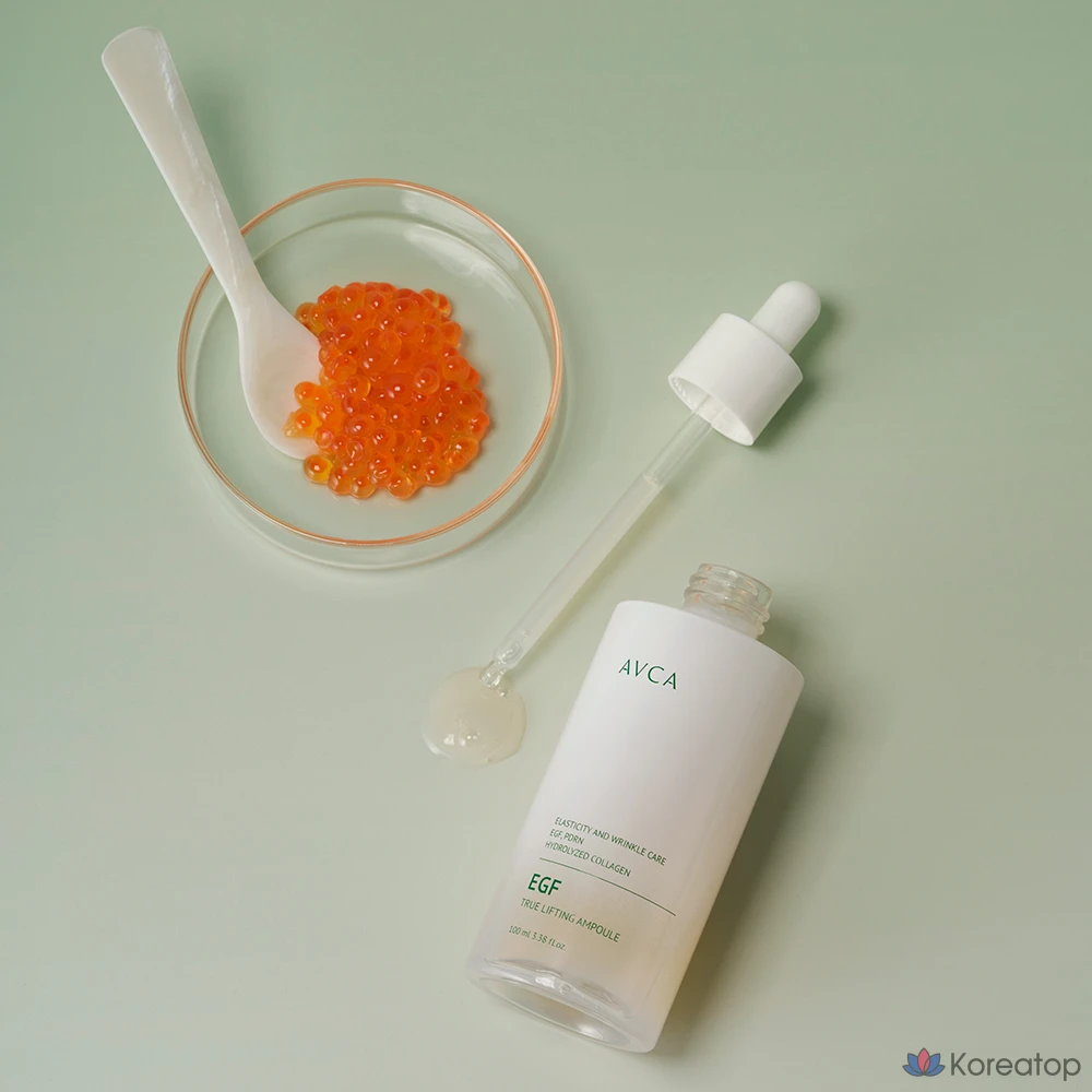 Ампула AVCA True Lifting EGF для повышения эластичности кожи, 100 мл, 1 шт.