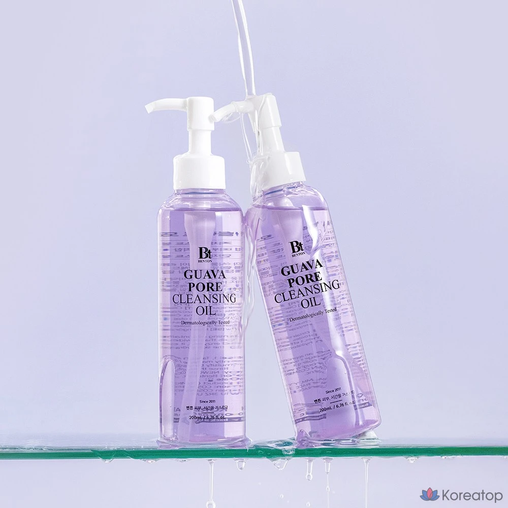 Гидрофильное масло для умывания Benton Guava Blackhead Pore Cleansing Oil, 200 мл, 1 шт.