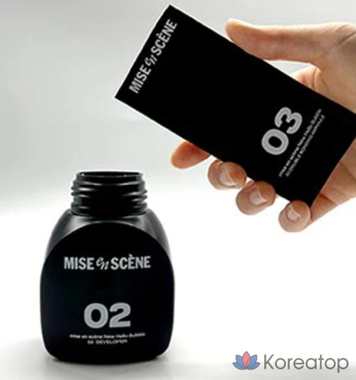 Краска для волос Mise en Scene Hello Bubble, оттенок 10BB Blonde Brown, 100 г, 1 шт., фото 7