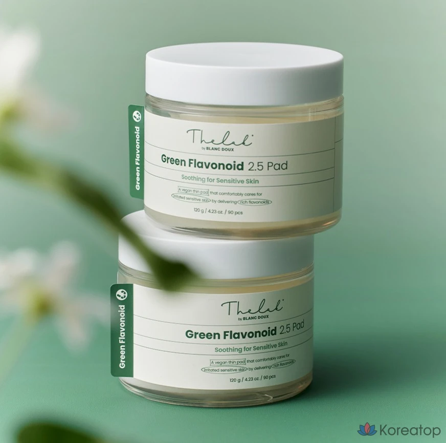 Салфетки THE LAB by blanc doux с зелеными флавоноидами, 2,5 шт., 120 г, 90 листов, 1 упаковка.