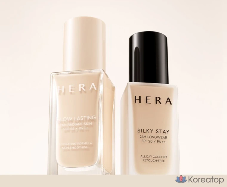 Тональный крем Hera Silky Stay 24H Longwear Foundation SPF20 PA++, оттенок 17N1 Ivory, 30 г, 1 шт.