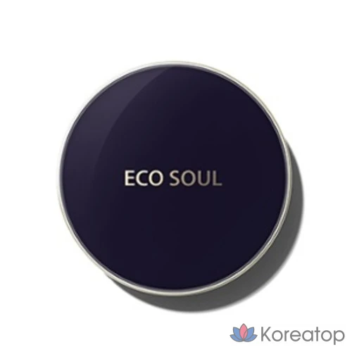 [The Saem] Eco Soul Perfect Cover Pact, № 21, светло-бежевый, 1 шт., фото 2