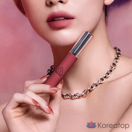 3CE Hazy Lip Clay Tint, Warm Brownie, 1 шт., фото 7