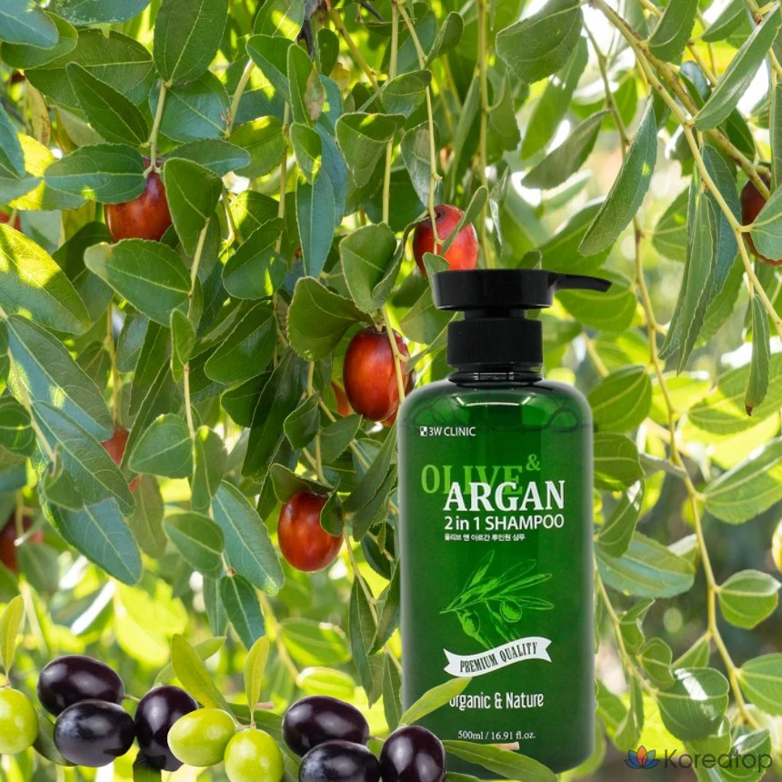 Шампунь 3W Clinic для отшелушивания кожи головы, от зуда и шелушения, 500 мл, 1 шт.