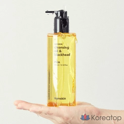 Hanskin / Гидрофильное масло с PHA-кислотами Cleansing Oil &amp; Blackhead PHA , 300 мл