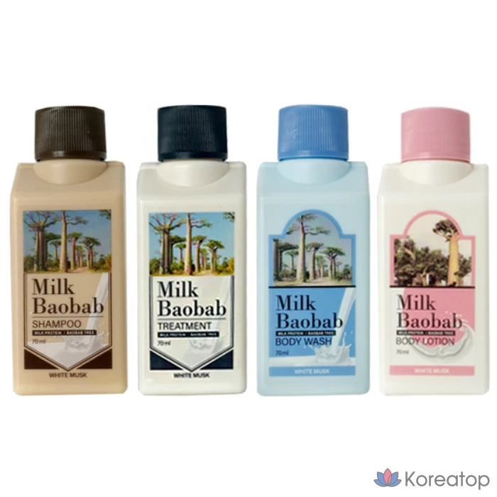 Дорожный набор Milk Baobab, 70 мл, 3 комплекта