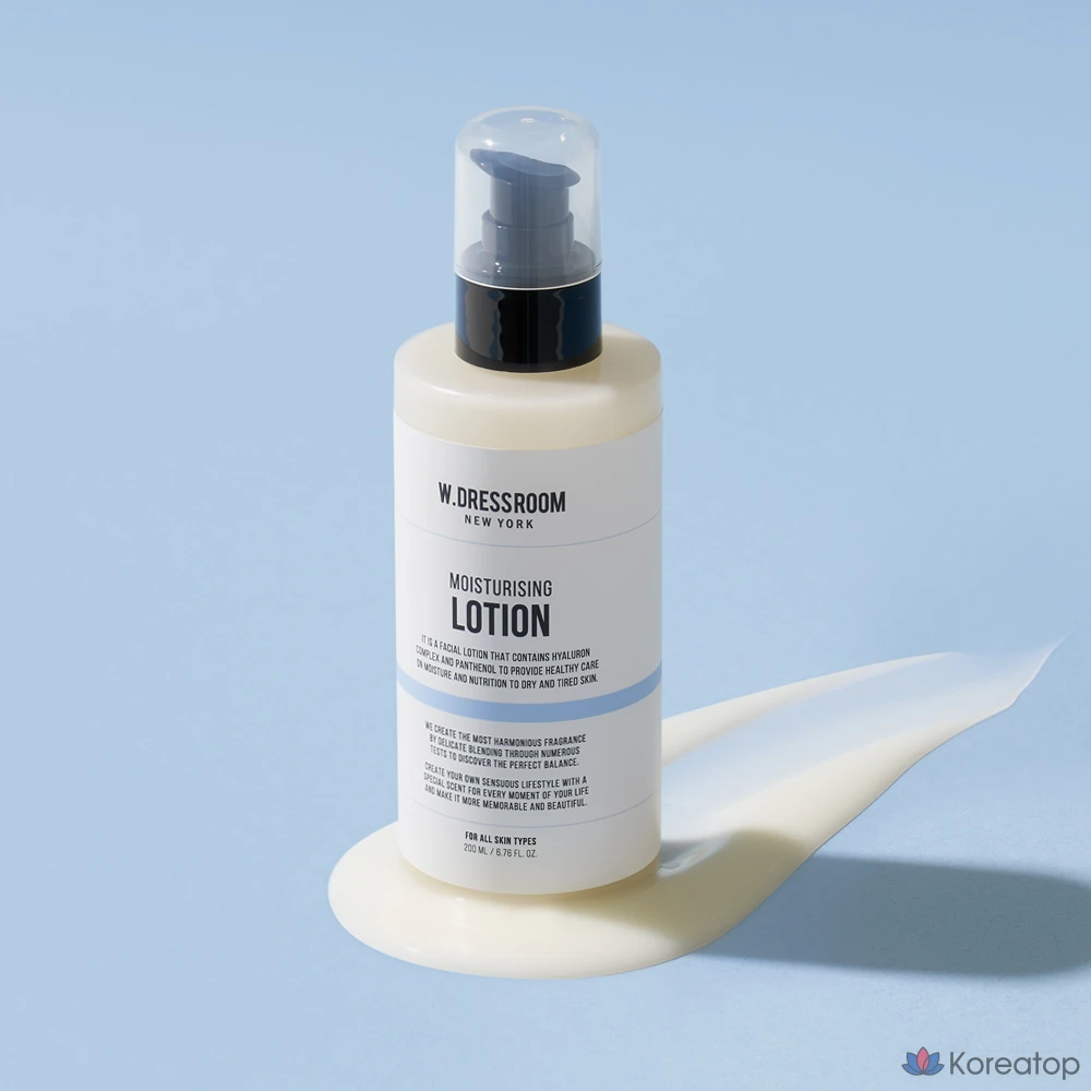 Увлажняющий лосьон с гиалуроновой кислотой W.Dressroom, 200 мл, 1 шт.