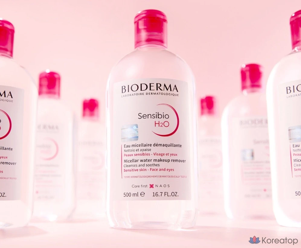 Набор очищающей воды Bioderma Sensibio H2O, 3 вида, 1 комплект, фото 7