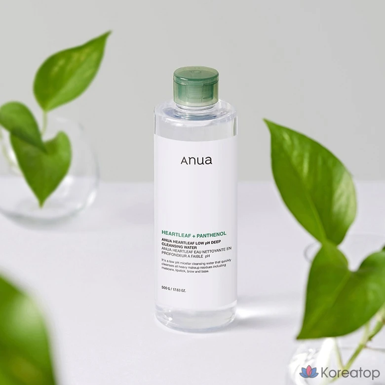 Очищающая вода Anua Eoseongcho с мягкой кислотностью для глубокого очищения, 500 г, 1 шт.