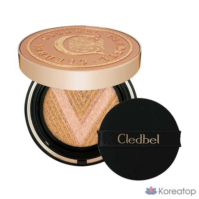 Подтягивающий крем Clédbel Lifting Cushion Glow Power Lift V в футляре цвета розового золота, № 21, 1 шт.