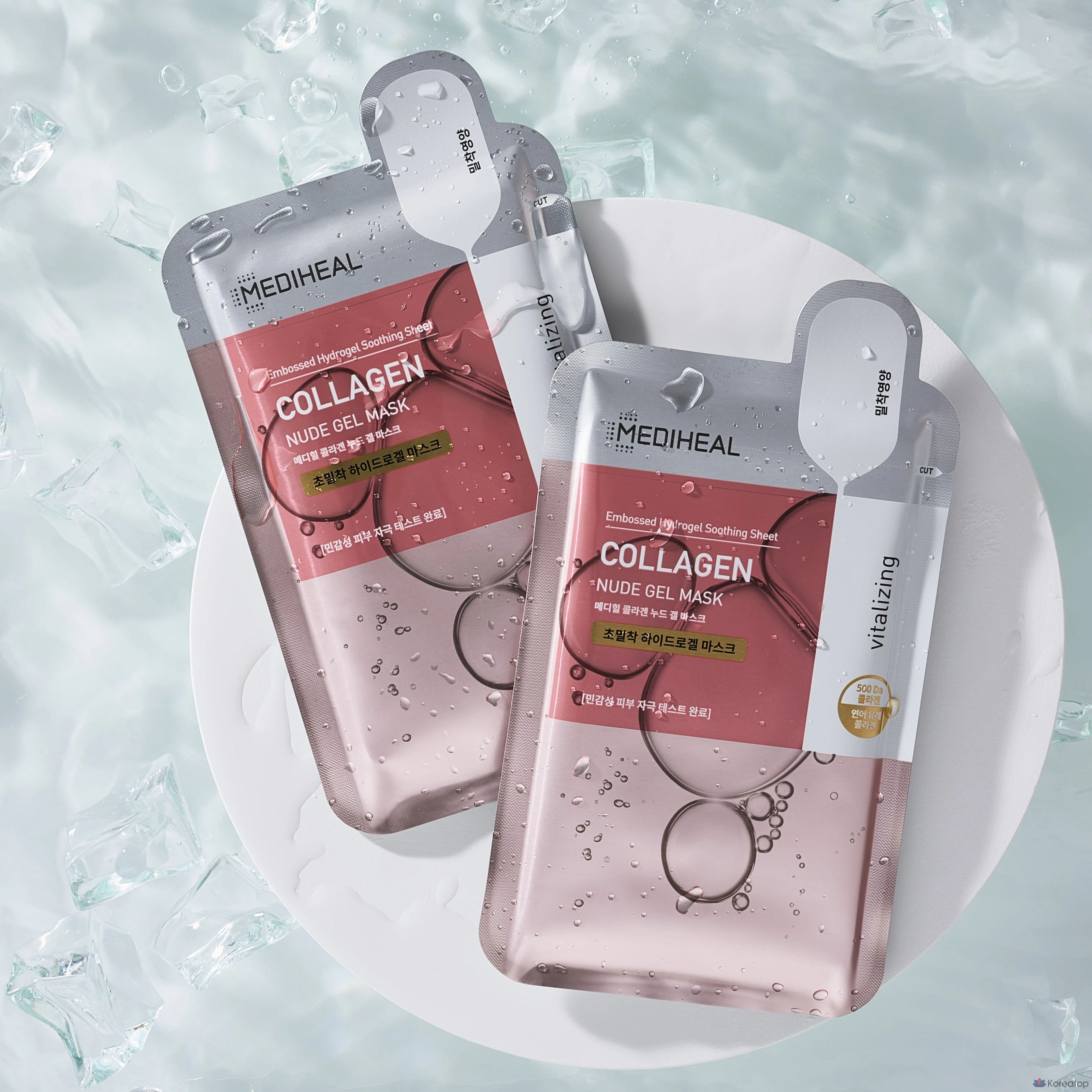 Тканевая маска для лица MEDIHEAL Collagen Nude Gel Mask, 30 шт., фото 7