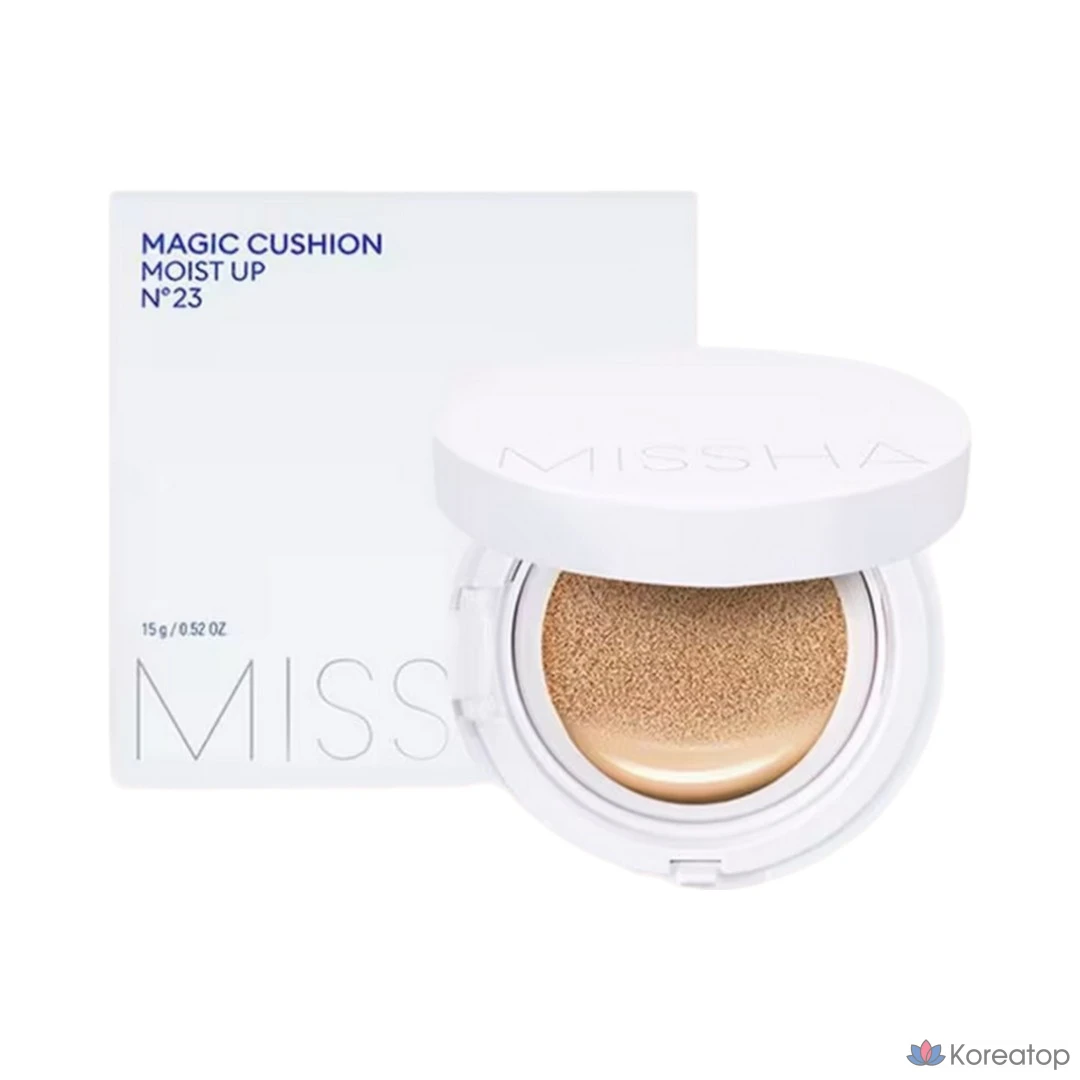 Увлажняющий крем Missha Magic Cushion Moist Up - № 21, № 23, 1 упаковка