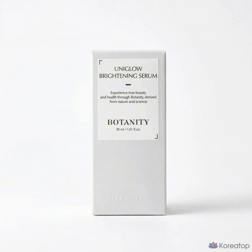Осветляющая сыворотка BOTANITY Uniglow, ниацинамид, запатентованный отбеливающий ингредиент, для точечного ухода и устранения пятен, 1 шт., 30 мл
