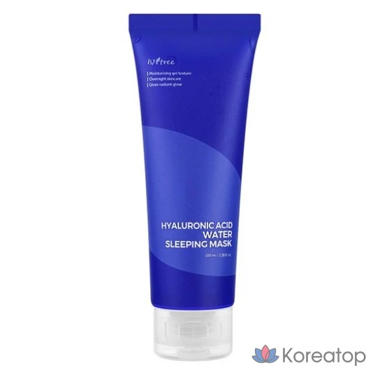 Ночная маска для лица Isntree с гиалуроновой кислотой и водой, 100 мл, 7 шт.