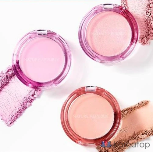 Блушер Nature Republic By Flower Blusher, оттенок 11, 5 г, 1 шт., фото 7