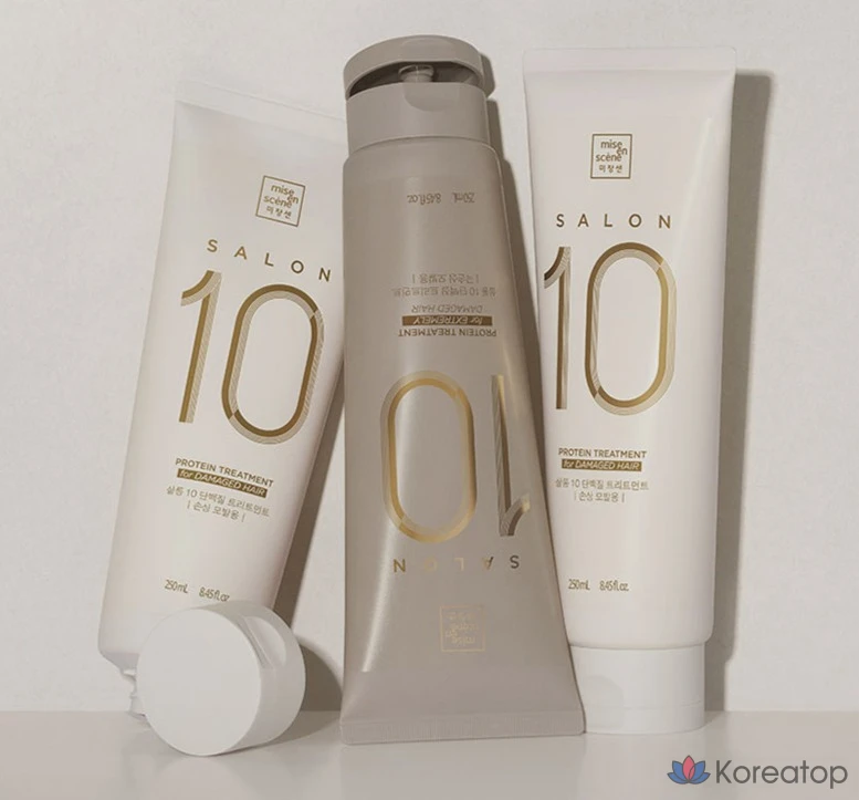 Средство для ухода за сильно поврежденными волосами Mise en Scene Salon 10 Protein Hair Treatment, 250 мл, 1 шт.