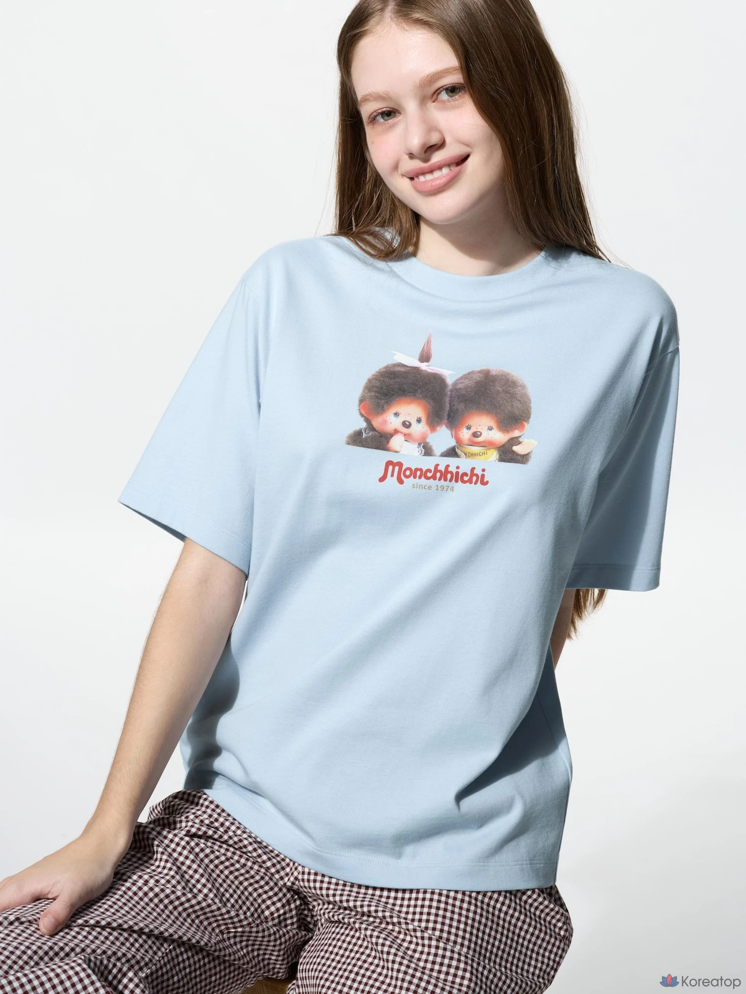 Футболка женская Uniqlo Monchhichi UT Graphic T-Shirt