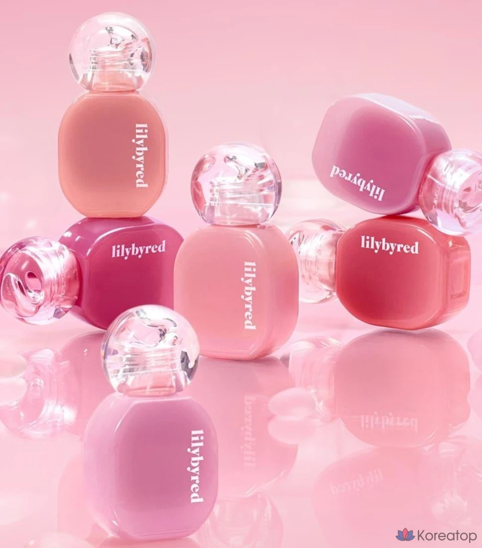 Тинт для губ Lilybyred Balming Dewy Lip Tint, 4 оттенка Romantic Berry, 1 шт.