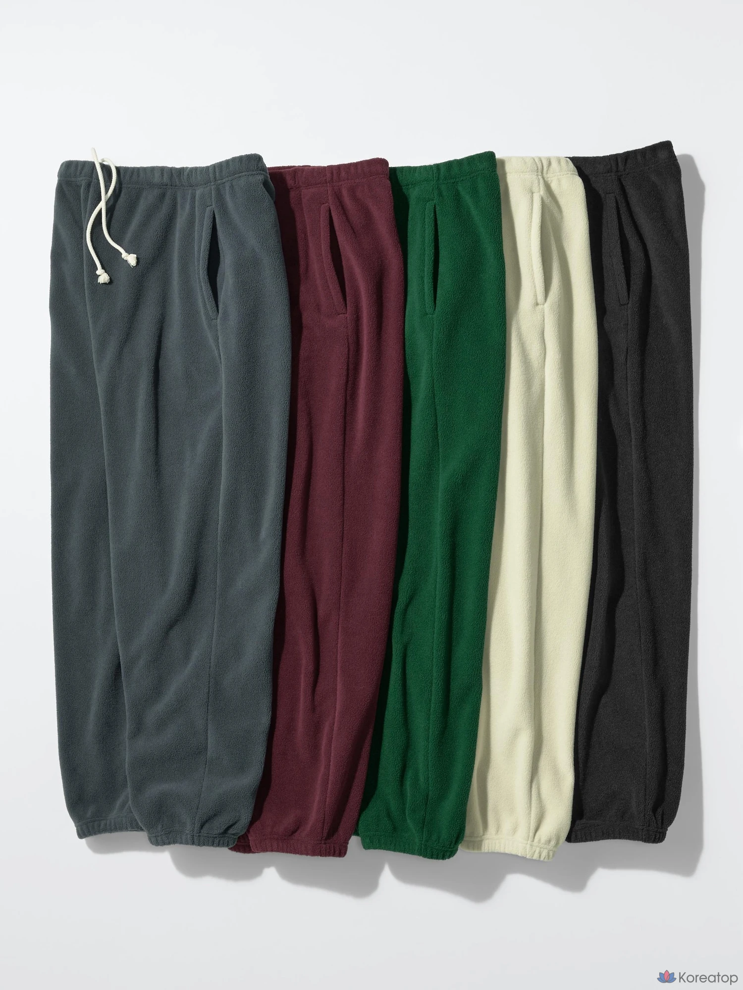 Брюки Uniqlo Fleece Jogger Pants, удлиненные, длина штанины 71–77 см