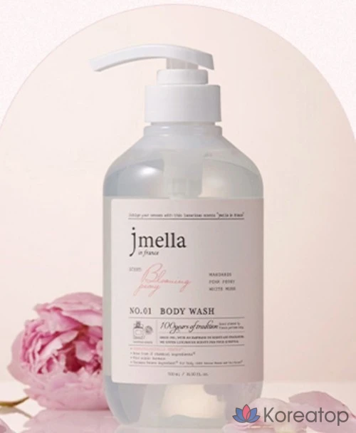 Гель для душа Jmella «Цветущий пион», 1 л, 1 шт., фото 4