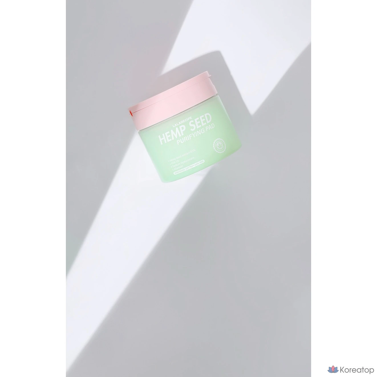 Тонизирующие подушечки с экстрактом конопляных семян LALARECIPE, 1 упаковка, 70 листов.