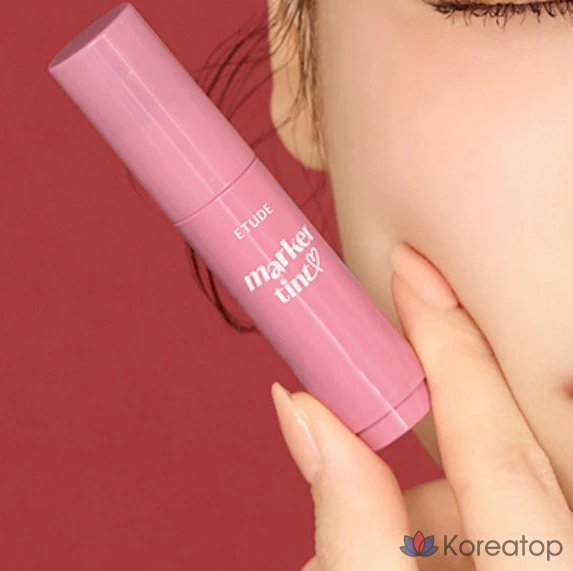 Маркер Etude House Dear Darling Marker Tint, № 02, монохромный сливовый, 1 шт., фото 3