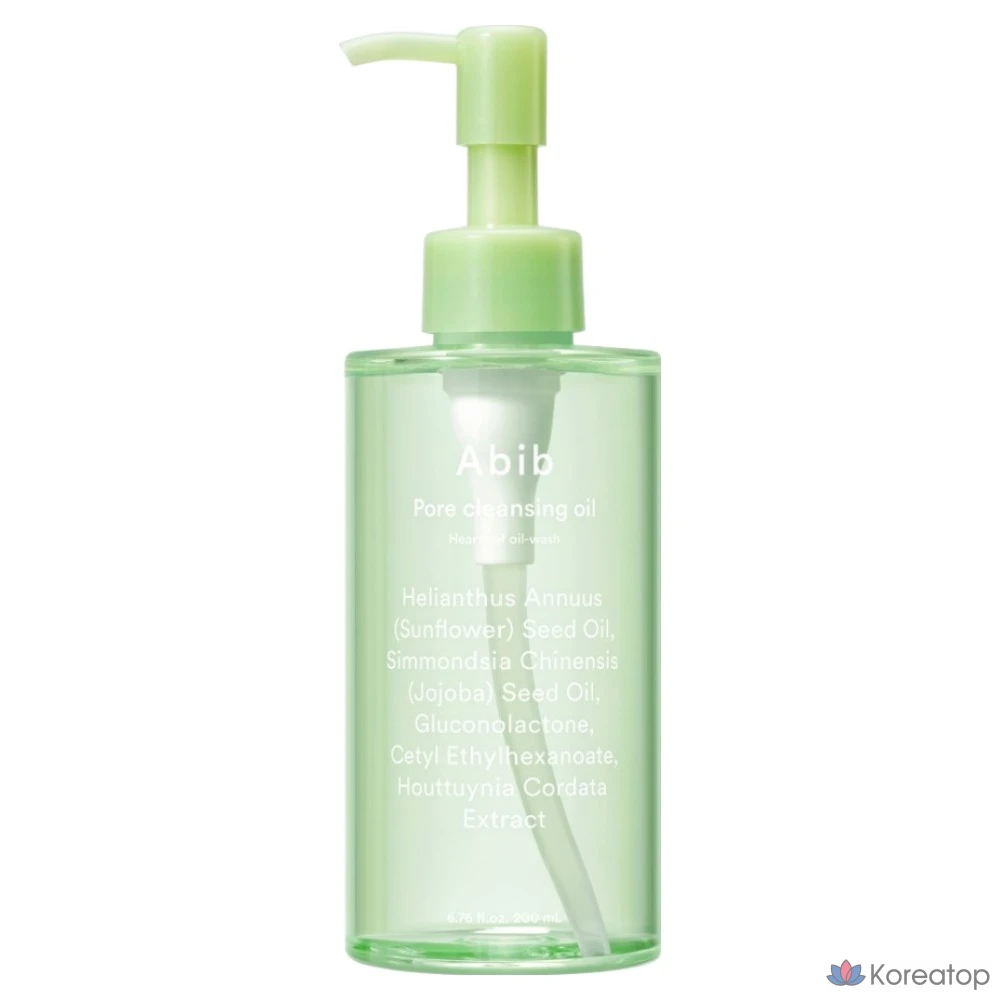 Очищающее масло для лица Abib Pore Eoseongcho Oil Cleansing Oil, 200 мл, 1 шт.