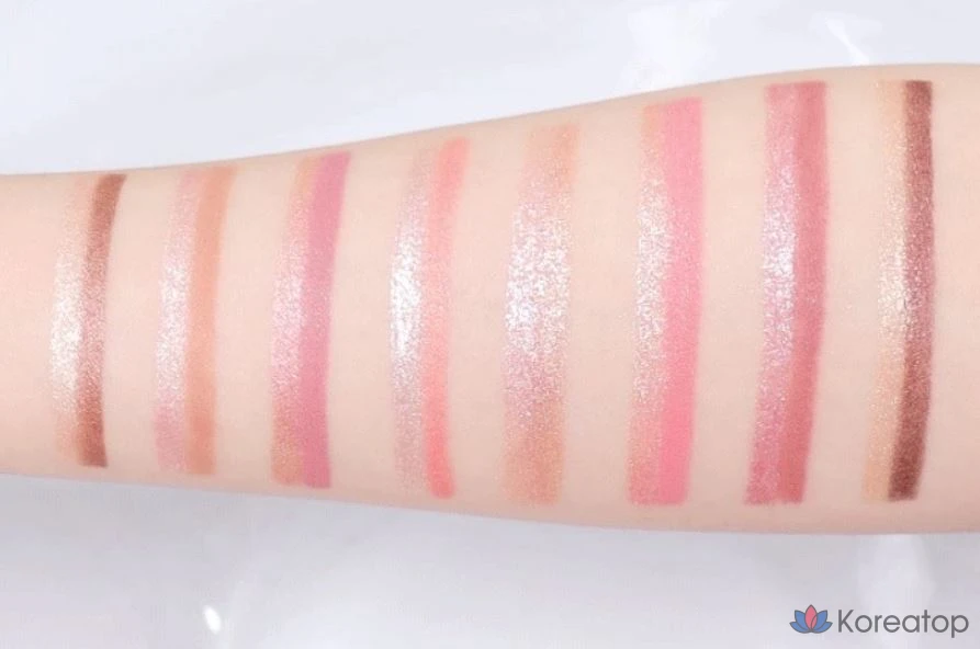 Набор из двух двухцветных теней Merythod Two-Tone Shadow, 0,9 г, оттенки Starlit Coral и Rustic Brown, 1 шт.