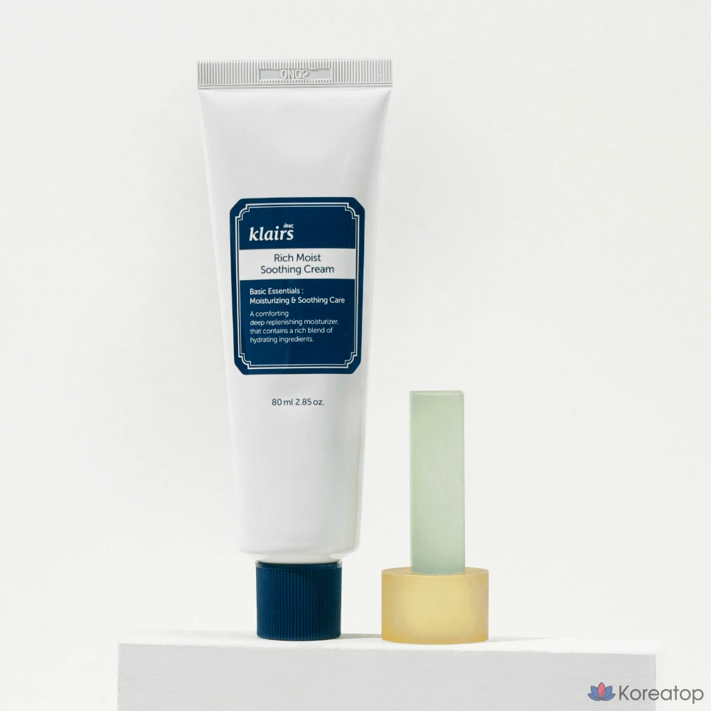 Увлажняющий успокаивающий крем Dear, Klairs Rich Moist Soothing Cream, 80 г, 1 шт.