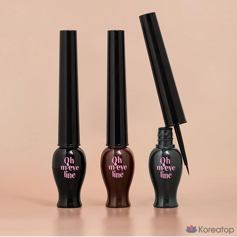 Подводка для глаз Etude Oh My Line, 5 мл, № 1, Oh My Black, 1 шт